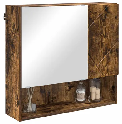Obrázek produktu pro vidaXL Zrcadlová skříňka, kouřový dub, 59 x 17 x 55 cm, dřevotřísková deska