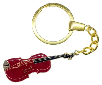 Produktbild von Geige Schlüsselanhänger Miniblings Anhänger Violine Instrument Geigerin Metall
