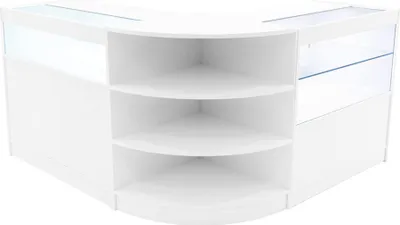 Imagen del producto de Conjunto de mostradores LED Harmonia: LM60 + B900 + C900 – Blanco