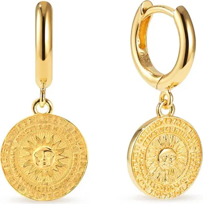 Produktbild von ROUGEMONT Creolen Ohrringe Brazil 925 Sterling Silber 18K Gold