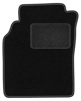 Imagen del producto de Alfombrilla conductor de moqueta para Nissan Primera P11 1995-2002 (liftback/sedán/familiar) – 1 pieza, negra, a medida – Wielganizator LUX