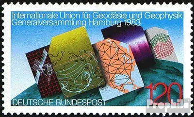 Produktbild von Briefmarken BRD (BR.Deutschland) 1983 Mi 1187 (kompl.Ausgabe) postfrisch Generalversammlung der IUGG
