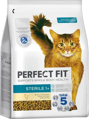 Produktbild von PERFECT FIT™ Katze Beutel Sterile Adult 1+ mit Huhn 2,8kg