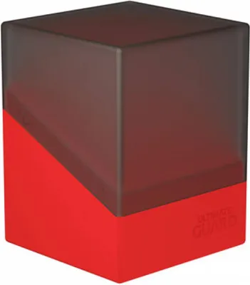 Produktbild von Ultimate Guard Boulder Deck Case 100+ SYNERGY Schwarz/Rot