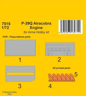 Produktbild von CMK 7515 - 1:72 P-39Q Airacobra Engine - Neu