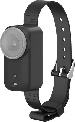 Image de Bracelet / collier en silicone pour animaux Puluz pour Dji Osmo Nano (noir)