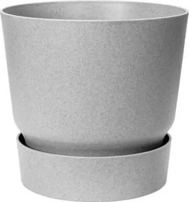 Obrázek produktu pro Kvetinác Greenville šedý - prumer 18cm, výška 17cm - moderní kvetinác s