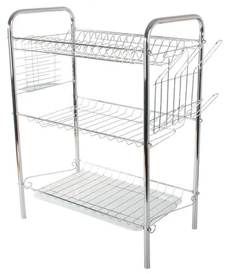 Obrázek produktu pro Verk 07119 Odkapávač na nádobí, třípatrový 42,5x24,5x56cm