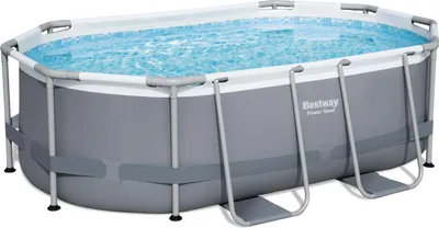 Produktbild von Bestway Power Oceľový nadzemný bazén oválny 305x200x84 cm