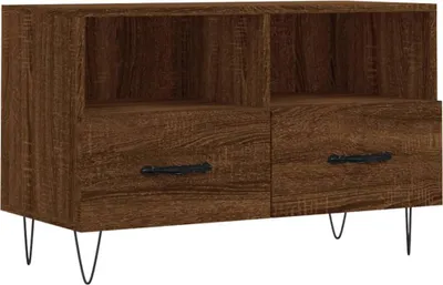 Produktbild von vidaXL TV-Schrank Braun Eichen-Optik 80x36x50 cm Holzwerkstoff