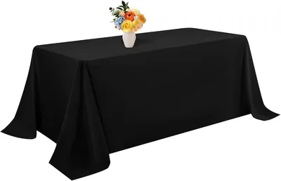 Imagen del producto de Mantel de poliéster, color , 228 x 335 cm, lavable, ideal para celebraciones