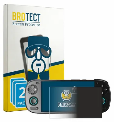 Produktbild von 2x BROTECT Sichtschutzfolie für Retroid Pocket 5 Anti-Spy Privacy Sichtschutz Blickschutz Folie Blaulicht-Schutz