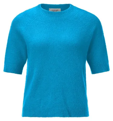 Produktbild von Rich & Royal (4) Seamless Crew Short Sleeve blue jewel blue jewel XS