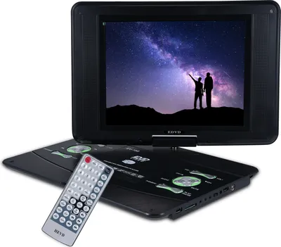 Obrázok produktu pre Prenosný EVD prehrávač (20,8 palca), televízor pre domáce použitie a do auta, DVD prehrávač s HD obrazovkou otočnou o 270°, herná funkcia, nabíjačka do auta a dobíjateľná batéria