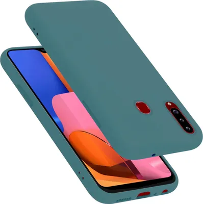Zdjęcie produktu dla Etui ochronne Cadorabo do Samsung Galaxy A20s w kolorze zielonym Etui na telefon komórkowy Pokrowiec TPU Etui