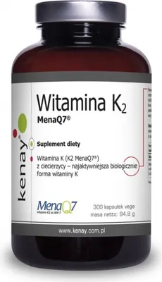 Produktbild von Vitamin K2 mena q7 300 Kapseln KENAY