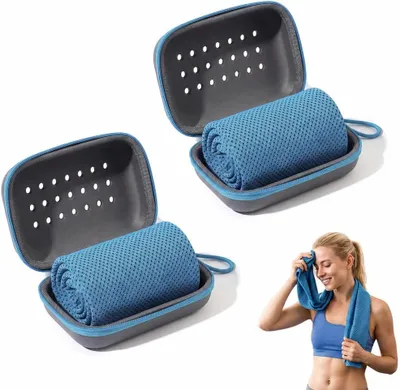 Obrázek produktu pro Chladicí ručník, 80 x 30 cm, 2 kusy, polyester, určený pro sport