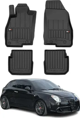 Immagine prodotto di 2008-2018 Alfa Romeo Mito Fußmatten TPE Schwarz 4 tlg