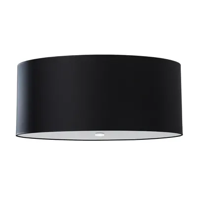 Immagine prodotto di Lampadario OTTO 70 nero 6xE27 15W tessuto/vetro/acciaio 35x70x70cm Sollux Lighting