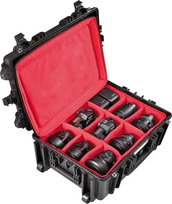 Obrázek produktu pro Explorer 5326 Black PHB kufr (54x41x25 cm, Fotobatoh/kolečka/madlo, 11,25kg)