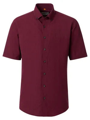 Produktbild von Redmond - Casual Fit - Herren Freizeithemd Kurzarm (261140999), Größe:XL, Farbe:Rot(500)
