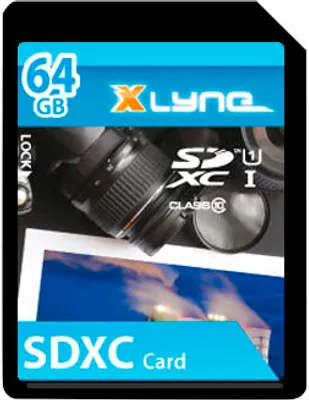 Immagine prodotto di Scheda di memoria xlyne SDXC da 64 GB