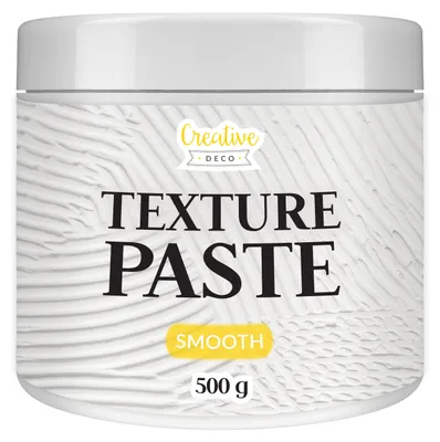 Productafbeelding van Creative Deco Structuurpasta met Gladde 500 g, Witte