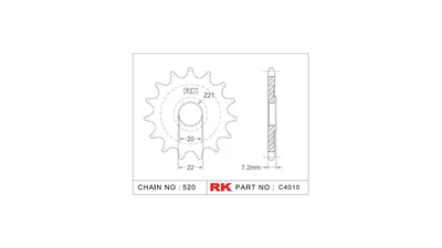 Immagine prodotto di Pignone RK 520 13Z Offroad