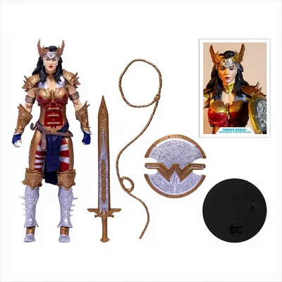 Produktbild von McFarlane Toys DC Multiverse Actionfigur Wonder Woman Designed by Todd McFarlane (Gold Label) 18 cm MCF15181