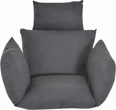 Produktbild von Hängesessel Kissen – Wasserdichtes Sitzpolster für Vogel-Nest Schaukel, Polyester, Dunkelgrau