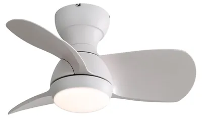 Produktbild von Deckenventilator Mini 23" (58cm) mit Licht, 3-Farb-Dimmbar, Fernbedienung, Timer