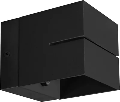 Produktbild von Wandlampe Aluminium Up Down Schwarz G9 eckig Modern Wandleuchte