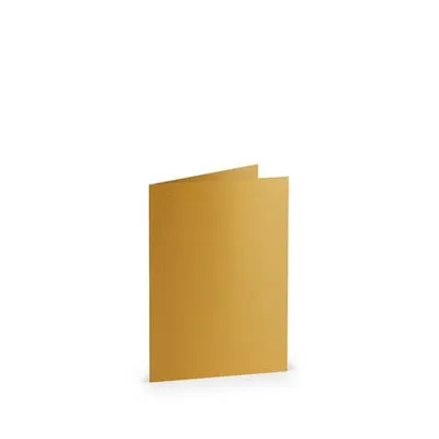 Produktbild von Doppelkarte A7 hoch VE=5 Stück Gold