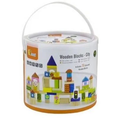 Zdjęcie produktu dla Viga 50287 75-elementowy zestaw klocków - City