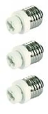 Produktbild von 442 Adapter von E-27 auf Sockel G-9 Porzellan 3-er Pack