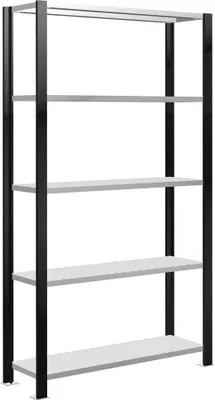 Produktbild von SCHULTE Schwerlastregal 36001-S schwarz 100,0 x 30,0 x 180,0 cm