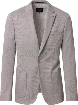 Produktbild von VENTI City Herren Sakko Revers Casual-Fit Stretch Bi-Color Beige 62
