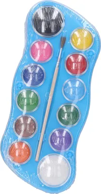 Immagine prodotto di Colori ad acqua 12 pezzi + pennello