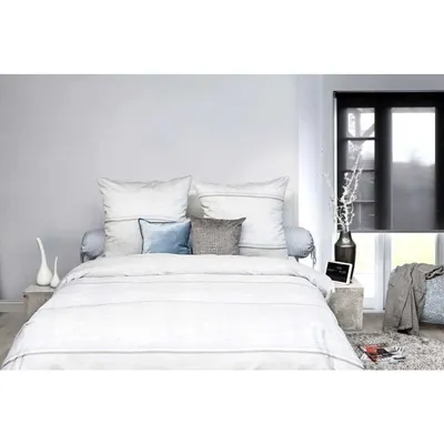 Immagine prodotto di HNL Living Raf maco satin biancheria da letto grigio 155x220 + 80x80