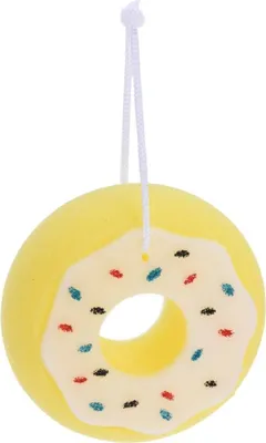 Image de BURI Éponge de bain Donut Douche Lavage Corps Soin Exfoliant Massage Bien-être