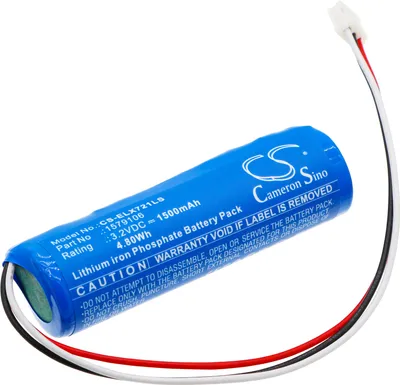 Image de TECHTEK Batterie compatible avec [ESYLUX] Serie SLA, SLB Revision 2022, SLC, SLD Revision 2022 remplace 1579106, pour 1579113, pour EN10032721, pour