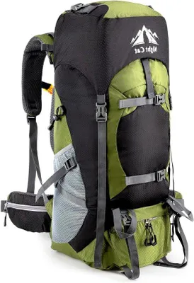 Produktbild von Famanu Trekkingrucksack 70L mit Regenhülle - Ideal für Camping und Wandern