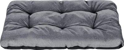 Produktbild von Hundebett Hundekissen Hundematratze Tierbett für Kleine, Mittlere und Grosse Hunde - Wasserdicht, Waschbar - Größe XL - Schwarz und Grau - Flachs