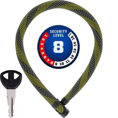 Zdjęcie produktu dla Abus Ivera Chain 7210/85 Racing Yellow Zamek-Łańcuch