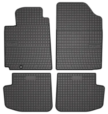Zdjęcie produktu dla Dywaniki gumowe do Toyota Yaris I 1999-2005 (hatchback) – 4 szt., czarne, dopasowane – Wielganizator SolidPRO