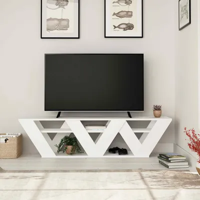 Immagine prodotto di Tavolo TV scandinavo GRIM bianco