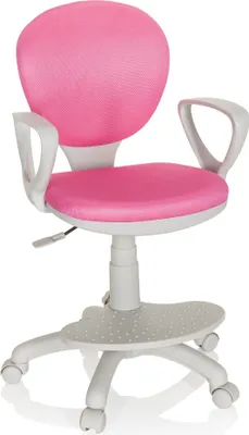 Produktbild von hjh OFFICE Kinderdrehstuhl KID COLOUR G1 Schreibtischstuhl für Kinder höhenverstellbar mit Armlehnen Stoff