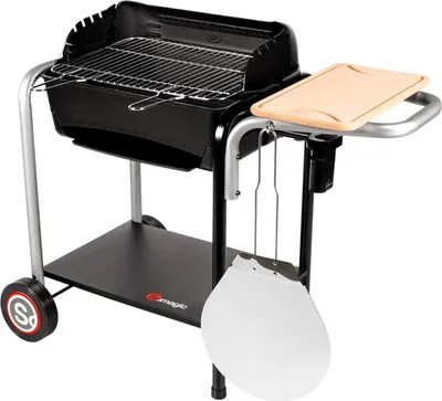 Image de Barbecue au charbon de bois ROMA avec cuisson pizza