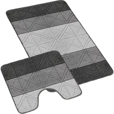 Obrázek produktu pro SADA BANY 60x100 + 60x50 cm - s výkrojem - sada 60x100, 60x50 cm - Šedá
