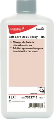 Produktbild von Soft Care Desinfektion E Spray Hände desinfektion - 1 Liter - Flasche